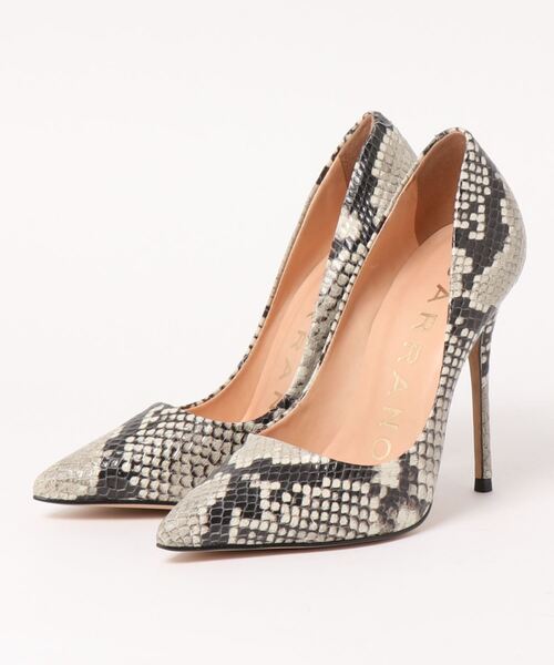 CARRANO（カラーノ）の「【CARRANO】パイソン柄レザーピンヒールパンプス(691114)（パンプス・レディース・パイソン・38/39/36/35/37）」の4枚目の写真