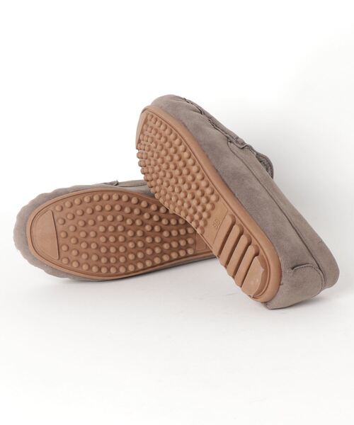 mooimooi（モーイモーイ）の「ラウンドトゥ スマート シンプル モカシンシューズ（モカシン/デッキシューズ・レディース・ベージュ/ブラック/ダークブラウン/チャコールグレー/ブラック系その他/キャメル/ベージュ系その他/ベージュ系その他2/チェック/ベージュ系その他3/グレイッシュベージュ/ブラック系その他3/ブラック系その他2・LL/3L/S/M/L/XS）」の15枚目の写真