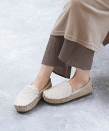 mooimooi | ラウンドトゥ スマート シンプル モカシンシューズ(モカシン/デッキシューズ)