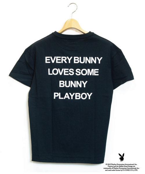 PLAYBOY(プレイボーイ)の「I・PLAYBOY刺繍Tシャツ(Tシャツ/カットソー・レディース・ホワイト/ブラック・MEDIUM)」の3枚目の写真