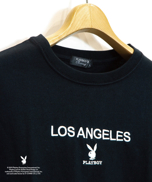 PLAYBOY(プレイボーイ)の「I・PLAYBOY刺繍Tシャツ(Tシャツ/カットソー・レディース・ホワイト/ブラック・MEDIUM)」の11枚目の写真