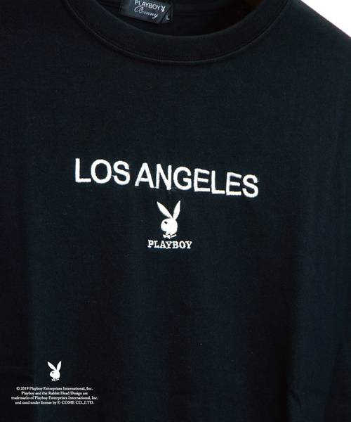 PLAYBOY(プレイボーイ)の「I・PLAYBOY刺繍Tシャツ(Tシャツ/カットソー・レディース・ホワイト/ブラック・MEDIUM)」の12枚目の写真
