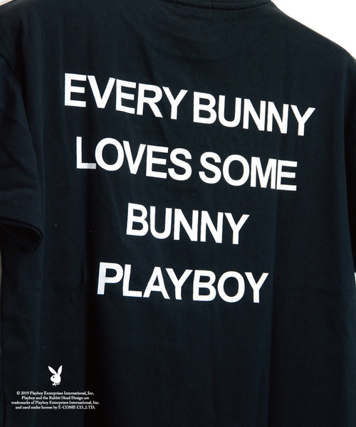 PLAYBOY(プレイボーイ)の「I・PLAYBOY刺繍Tシャツ(Tシャツ/カットソー・レディース・ホワイト/ブラック・MEDIUM)」の8枚目の写真