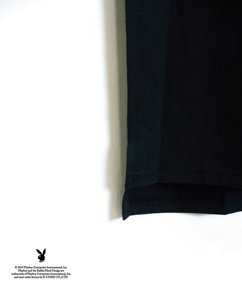 PLAYBOY(プレイボーイ)の「I・PLAYBOY刺繍Tシャツ(Tシャツ/カットソー・レディース・ホワイト/ブラック・MEDIUM)」の10枚目の写真