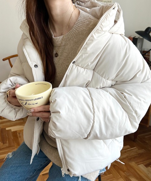 セール】【累計販売枚数7万枚突破！】エコダウンフードブルゾン