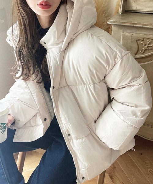 セール】【累計販売枚数7万枚突破！】エコダウンフードブルゾン