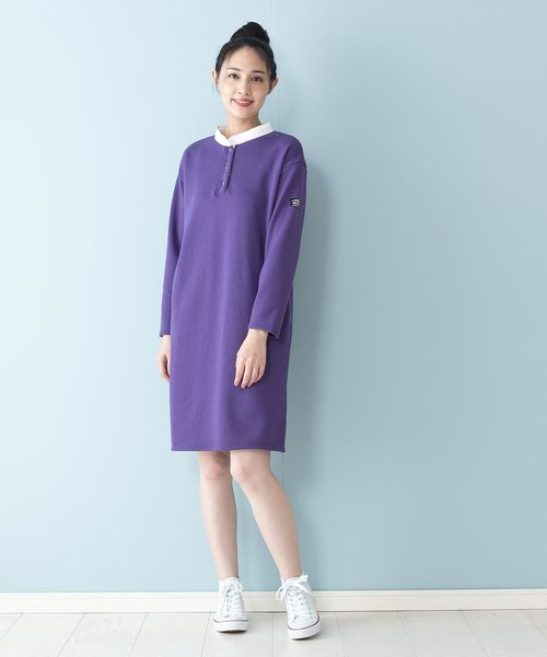 セール Outdoor Products スタンドカラーワンピース スリット入り ワンピース Outdoor Products アウトドアプロダクツ のファッション通販 Zozotown