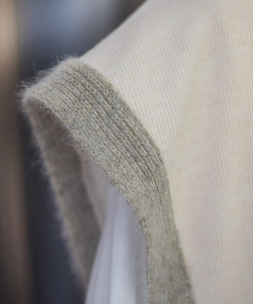 Eimee Law（エイミーロウ）の「【Eimee Law】シャギーテープトリミングポンチョワンピース（ワンピース・レディース・アイボリー/チャコールグレー/ブラック/キャメル・38）」の14枚目の写真