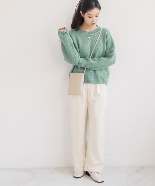 CLEA(クレア)の「PUスクエアスマホショルダー/マルチウェイバッグ(ショルダーバッグ・レディース・ベージュ/ブラック/アイボリー/ブラウン/ミント/ゴールド/シルバー・FREE)」の21枚目の写真