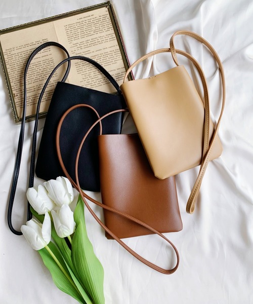 CLEA(クレア)の「PUスクエアスマホショルダー/マルチウェイバッグ(ショルダーバッグ・レディース・ベージュ/ブラック/アイボリー/ブラウン/ミント/ゴールド/シルバー・FREE)」の10枚目の写真