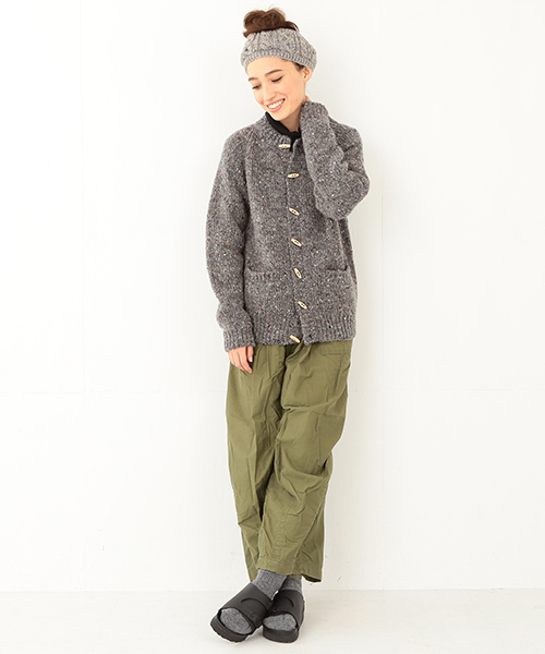 BEAMS BOY（ビームスボーイ）の「BEAMS BOY / 3ゲージ KNOLLカーディガン 14FW（カーディガン/ボレロ・レディース・グレー/ケリー/ブルー・ONE SIZE）」の13枚目の写真