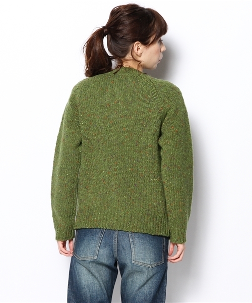 BEAMS BOY（ビームスボーイ）の「BEAMS BOY / 3ゲージ KNOLLカーディガン 14FW（カーディガン/ボレロ・レディース・グレー/ケリー/ブルー・ONE SIZE）」の6枚目の写真
