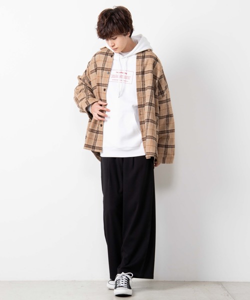 WEGO（ウィゴー）の「WEGO/起毛TRワイドスラックス（スラックス・メンズ・カーキ/ブラック・SMALL/LARGE/MEDIUM）」の9枚目の写真