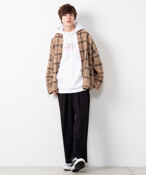 WEGO（ウィゴー）の「WEGO/起毛TRワイドスラックス（スラックス・メンズ・カーキ/ブラック・SMALL/LARGE/MEDIUM）」の10枚目の写真