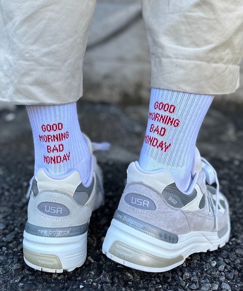 Healthknit(ヘルスニット)の「【Healthknit Product】ヒールメッセージロングソックス HEEL MESSAGE LONG SOCKS/185-0049(ソックス/靴下・メンズ・ブラック/ホワイト/オレンジ/ホワイト×ブラック/アイボリー系1/ベージュ系/アイボリー系2・FREE/SMALL)」の14枚目の写真