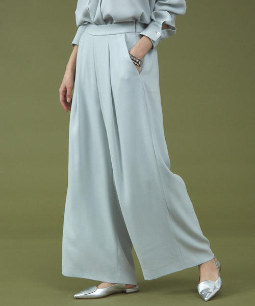 セール ジョーゼットドレープパンツ その他パンツ Qualite カリテ のファッション通販 Zozotown