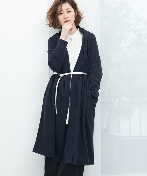 ROPE' PICNIC(ロペピクニック)の「【着丈が選べる】サカリバボリュームコーディガン(カーディガン/ボレロ・レディース・グレー/ベージュ系その他/ネイビー・36/38)」の3枚目の写真
