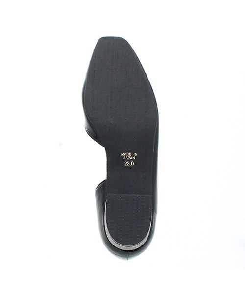 JELLY BEANS（ジェリービーンズ）の「スクエアトゥサイドオープンパンプス【Made in Japan】(113-11534)JELLY BEANS(ジェリービーンズ)（パンプス・レディース・ベージュ/ホワイト/ブラック/イエロー系・23/24.5/24/22.5/23.5）」の7枚目の写真