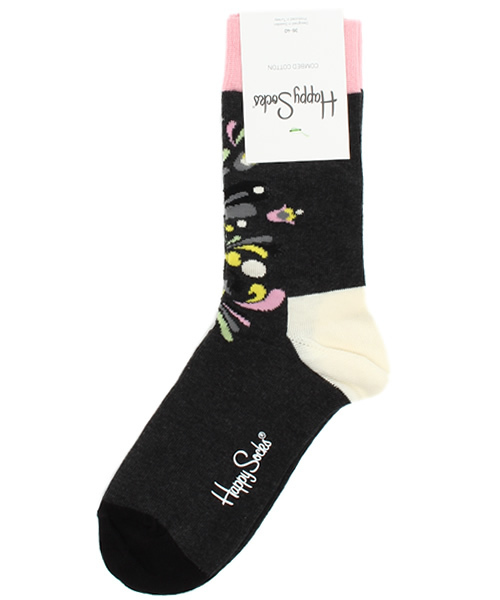 And A(アンドエー)の「kurbits sox (HappySocks)(ソックス/靴下・レディース・チャコールグレー/ブラウン・FREE)」の2枚目の写真