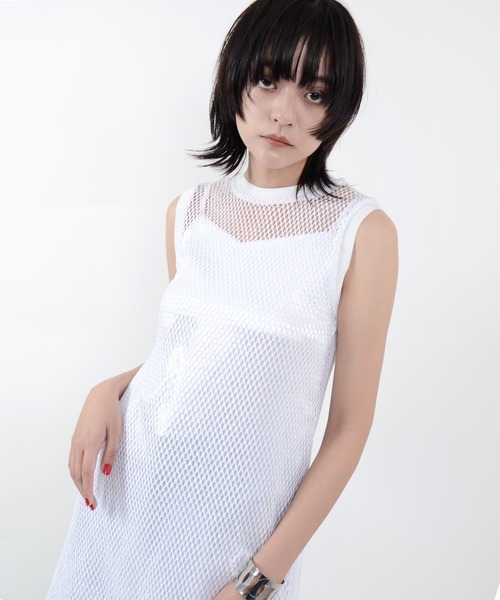 Narcissus（ナルシス）の「【Narcissus】メッシュワンピース（ワンピース・レディース・その他1/ブラック/ホワイト・FREE）」の10枚目の写真