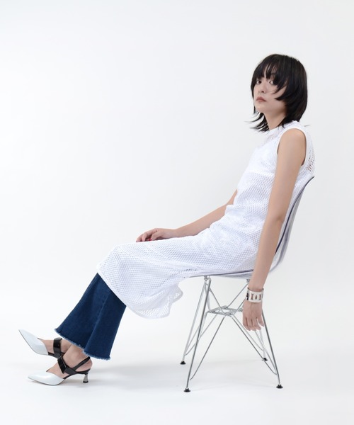 Narcissus（ナルシス）の「【Narcissus】メッシュワンピース（ワンピース・レディース・その他1/ブラック/ホワイト・FREE）」の21枚目の写真