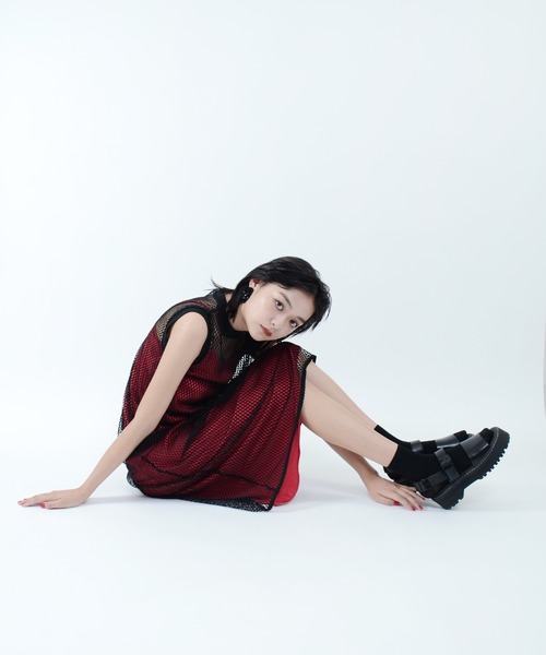 Narcissus（ナルシス）の「【Narcissus】メッシュワンピース（ワンピース・レディース・その他1/ブラック/ホワイト・FREE）」の22枚目の写真