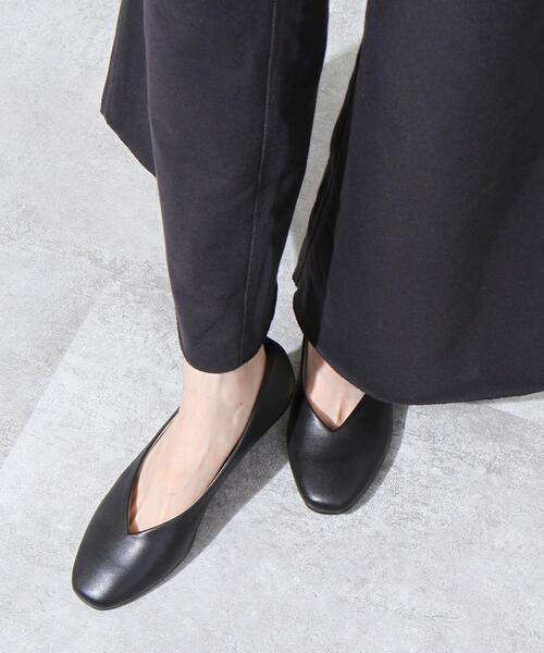 coen（コーエン）の「Vカットフラットシューズ（パンプス・レディース・ブラック/ワイン/その他・LARGE/SMALL/MEDIUM）」の20枚目の写真