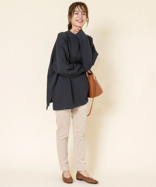 coen（コーエン）の「Vカットフラットシューズ（パンプス・レディース・ブラック/ワイン/その他・LARGE/SMALL/MEDIUM）」の4枚目の写真