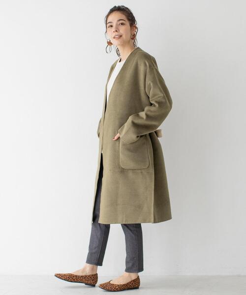 coen（コーエン）の「Vカットフラットシューズ（パンプス・レディース・ブラック/ワイン/その他・LARGE/SMALL/MEDIUM）」の22枚目の写真