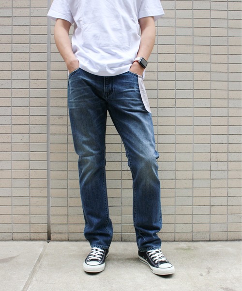 WHEIR(ウェア)の「WHEIR SLIM JEANS(デニムパンツ・メンズ・ブルー/インディゴブルー/ブラックミックス・29/33/27/31)」の3枚目の写真