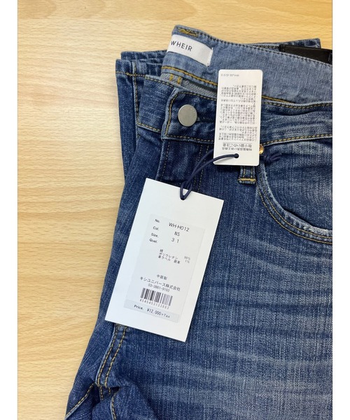 WHEIR(ウェア)の「WHEIR SLIM JEANS(デニムパンツ・メンズ・ブルー/インディゴブルー/ブラックミックス・29/33/27/31)」の8枚目の写真