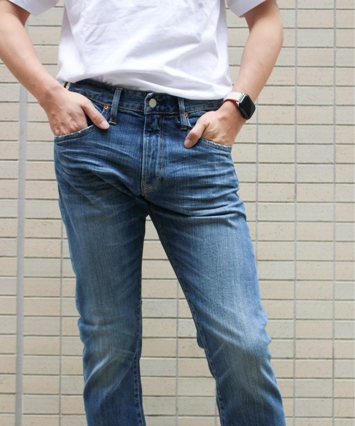 WHEIR(ウェア)の「WHEIR SLIM JEANS(デニムパンツ・メンズ・ブルー/インディゴブルー/ブラックミックス・29/33/27/31)」の4枚目の写真