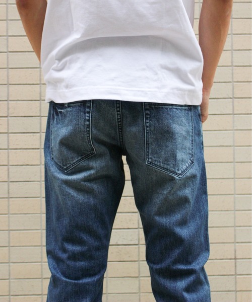 WHEIR(ウェア)の「WHEIR SLIM JEANS(デニムパンツ・メンズ・ブルー/インディゴブルー/ブラックミックス・29/33/27/31)」の17枚目の写真