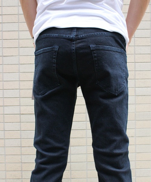 WHEIR(ウェア)の「WHEIR SLIM JEANS(デニムパンツ・メンズ・ブルー/インディゴブルー/ブラックミックス・29/33/27/31)」の19枚目の写真