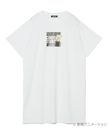 おジャ魔女どれみ　CONVERSE STARS コラボカットワンピース　ピンク CONVERSE STARS（コンバーススターズ）の「【CONVERSE STARS×お