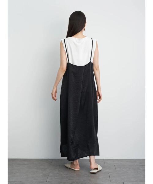 AMERICAN HOLIC（アメリカンホリック）の「Vネックバックタックキャミワンピース ＊●（ワンピース・レディース・ブラック/ブルー/その他14/グレイッシュベージュ・FREE）」の22枚目の写真