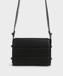 アイレットエンベリッシュド トップハンドルバッグ / Eyelet-Embellished Top Handle Bag