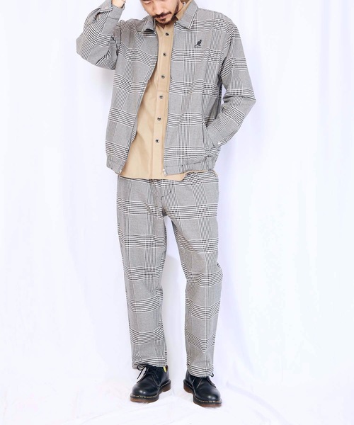 KANGOL(カンゴール)の「【KANGOL/カンゴール】グレンチェックパンツ タックテーパードパンツ ワイドパンツ(その他パンツ・メンズ・ブラウン/グレー・MEDIUM/LARGE/X-LARGE)」の10枚目の写真