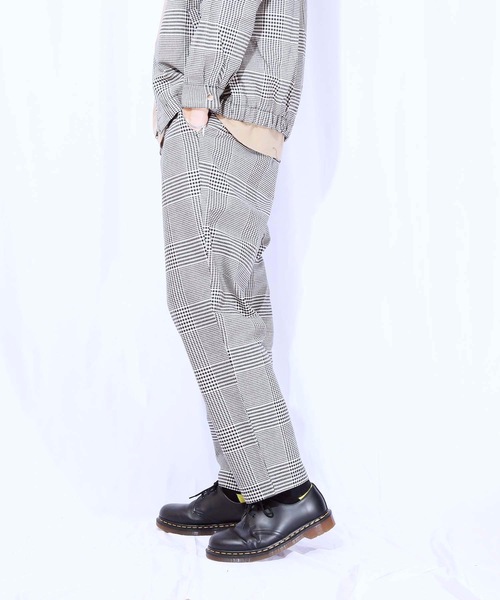 KANGOL(カンゴール)の「【KANGOL/カンゴール】グレンチェックパンツ タックテーパードパンツ ワイドパンツ(その他パンツ・メンズ・ブラウン/グレー・MEDIUM/LARGE/X-LARGE)」の11枚目の写真