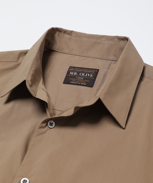 MR.OLIVE(ミスターオリーブ)の「【セットアップ対応】エアファイバークロス / オーバーサイズ シャツ(シャツ/ブラウス・メンズ・チャコールグレー/ベージュ/カーキ・SMALL/MEDIUM/LARGE)」の7枚目の写真