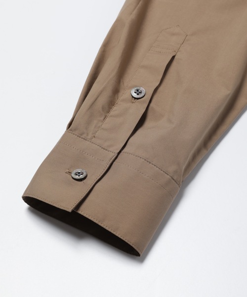 MR.OLIVE(ミスターオリーブ)の「【セットアップ対応】エアファイバークロス / オーバーサイズ シャツ(シャツ/ブラウス・メンズ・チャコールグレー/ベージュ/カーキ・SMALL/MEDIUM/LARGE)」の8枚目の写真