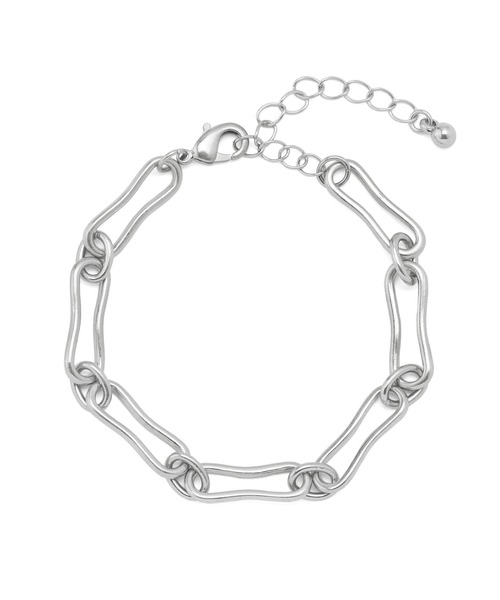 ANEMONE（アネモネ）の「ユニークメタルのチェーンブレスレット（ブレスレット・レディース・ゴールド/シルバー・FREE）」の4枚目の写真