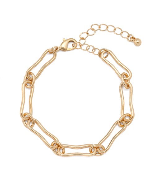 ANEMONE（アネモネ）の「ユニークメタルのチェーンブレスレット（ブレスレット・レディース・ゴールド/シルバー・FREE）」の3枚目の写真