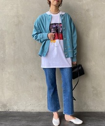 SCREEN STARS | [SCREEN STARS/スクリーンスターズ] 別注 2WAYピグメントスウェットカーディガン/トレーナー(Tシャツ/カットソー)