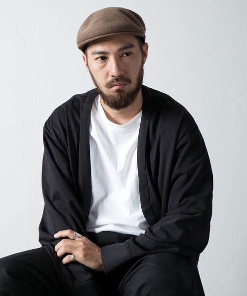 RACAL（ラカル）の「SP Knit Hunting2 / サーモニットハンチング2（ハンチング/ベレー帽・メンズ・ブラウン/ベージュ/ブラック/グレー/ネイビー・LARGE/MEDIUM）」の3枚目の写真