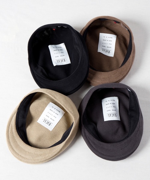 RACAL（ラカル）の「SP Knit Hunting2 / サーモニットハンチング2（ハンチング/ベレー帽・メンズ・ブラウン/ベージュ/ブラック/グレー/ネイビー・LARGE/MEDIUM）」の18枚目の写真