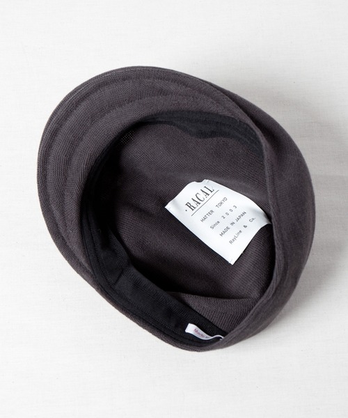 RACAL（ラカル）の「SP Knit Hunting2 / サーモニットハンチング2（ハンチング/ベレー帽・メンズ・ブラウン/ベージュ/ブラック/グレー/ネイビー・LARGE/MEDIUM）」の12枚目の写真