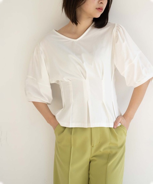 セール シルケット加工前後2wayペプラムカットソー Tシャツ カットソー Free S Mart フリーズマート のファッション通販 Zozotown