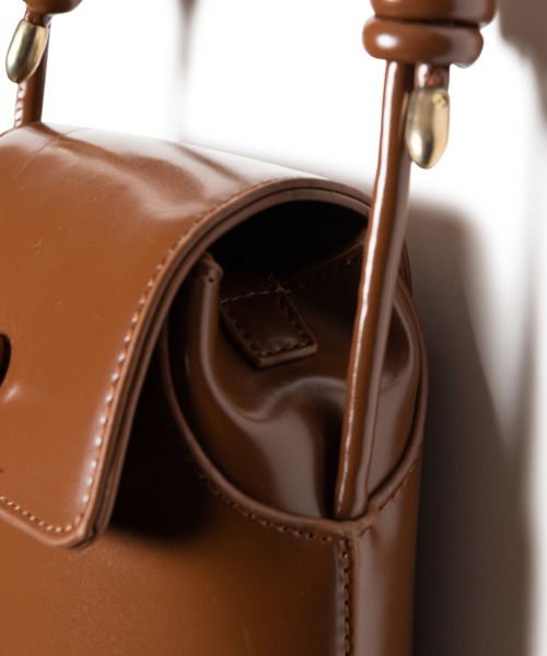 LAYMEE（レイミー）の「Liam bag / リアムバッグ（ショルダーバッグ・レディース・ホワイト/ブラック/ブラウン/ワインレッド・FREE）」の13枚目の写真