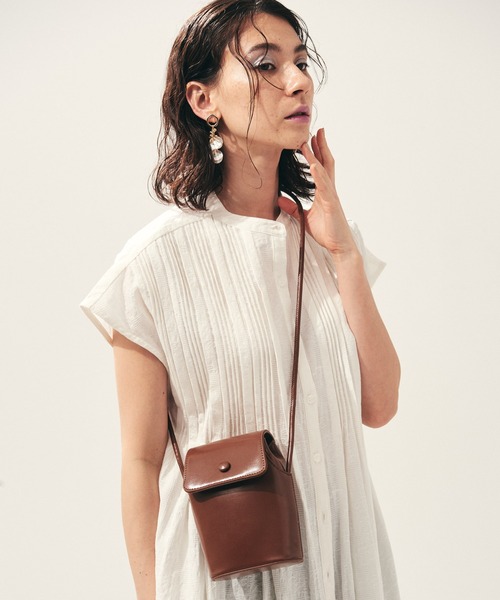 LAYMEE（レイミー）の「Liam bag / リアムバッグ（ショルダーバッグ・レディース・ホワイト/ブラック/ブラウン/ワインレッド・FREE）」の19枚目の写真